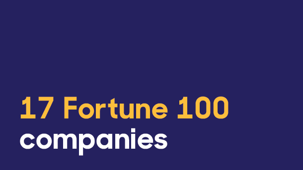 17 Fortune 100 companies